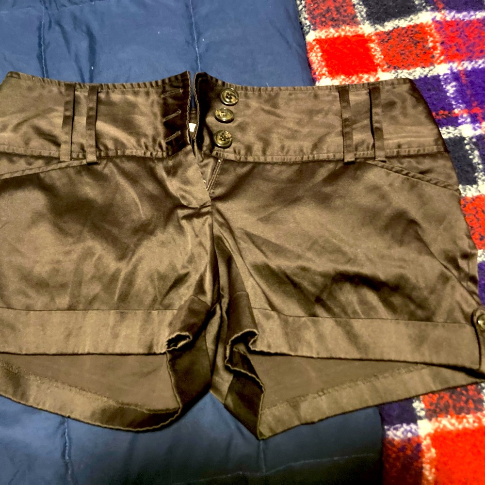Silk dress shorts